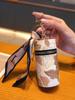 Estilo Chinês Criativo Bordado à Mão Boca de Saco Bolsa Vermelha Chaveiro Feminino Exquisito Pingente de Chave de Carro Enfeites para Pendurar na Bolsa