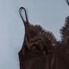 Ropa de Casa para Mujer Otoño 2026 Nuevo Conjunto de Dos Piezas de Camisola y Shorts con Ribete de Encaje Estilo Europeo y Americano Pijama Sexy de Seda Helada
