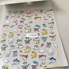 Mismo Personaje de Dibujos Animados del Libro Rojo Pequeño Crayon Shin-Chan Portalápices de Relieve Estéreo Manicura Calcomanía Linda Taza de Agua Uña