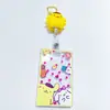 Conjunto Fofo de Cartão de Estudante Cartoon Sario Conjunto Criativo de Cartões Telescópicos Conjunto de Cartão de Ônibus Cartão de Acesso Fivela de Pendurar na Mochila Anti-perda