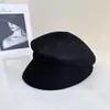 Sitio web oficial de Japón gorra azul marino con pliegues laterales para niños sombrero de punto para el sol de verano ligero y de papel gorra ecuestre gorra moda