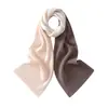 Novo cachecol de malha de cashmere com blocos de cor para outono e inverno, macio e confortável, grosso e quente, adequado para homens e mulheres