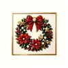 Navidad Transfronteriza DIY Pintura Decorativa de Perlas Muñeco de Nieve Árbol de Navidad Pintura de Puntos de Diamante Irregulares Kit Hecho a Mano Fábrica