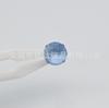 F136 Aleación de Titanio Fondo Puntiagudo Fondo Curvo Incrustado Hua Zi Pendientes Shijia Hua Zi Diamantes de Imitación Perforación de Hueso de Oreja Joyería Pendientes