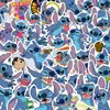 50 Pegatinas Decorativas para Teléfono de Disney Stitch y Pato Donald, Diario de Dibujos Animados, Maleta, Venta al por Mayor