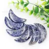 Fábrica em estoque ornamentos naturais de cristal lua grande 50mm acessórios menisco DIY manual acessórios decorações atacado