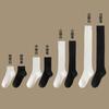 Calcetines Algodón Puro para Mujer Primavera y Verano Delgados Absorbentes de Sudor Transpirables Calcetines de Rizo Calcetines de Doble Aguja Calcetines de Media Caña Calcetines Jk de Media Caña Calcetines Zhuji