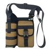 Nova Bolsa Pequena de Ombro Satchel Multibolsos Tática Esportiva Transversal Bolsa de Ferramentas de Armazenamento Marca Tendência Compartimentação Bolsa de Peito para Meninos