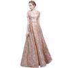 Vestidos de Noite Europeus e Americanos para Mulheres 2026 Novo Estilo Digno e Elegante Vestido Longo de Performance para Anfitriã Slim-Fit Vestido de Casamento Efeito Emagrecedor