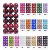 Bolas de Navidad Transfronterizas Juego de 36 Colgante Plástico Simple con Forma Especial Colgante DIY Adorno para Árbol de Navidad Decoración Navideña