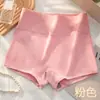 Pantalones Cortos de Algodón Puro Estilo Nuevo, Anti-Exposición, Cintura Alta, Control de Abdomen, Levantamiento de Glúteos, Shorts de Seguridad con Entrepierna Antibacteriana, Ropa Interior para Mujer, Calzones de Cuatro Esquinas