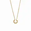 Collar geométrico de diamantes ins simple, collar de acero de titanio con recubrimiento al vacío, comodín, no se decolora, ventas directas de fábrica de regalos