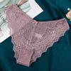 Roupa Íntima de Renda Sexy de Cintura Baixa Europeia e Americana para Mulheres, Pura Luxúria, Cuecas Quentes e Sexy, Roupa Íntima Feminina Leve e Respirável Invisível