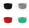 Juego de taza térmica de silicona con base antideslizante, resistente a altas temperaturas, juego de taza espacial con diámetro de 7,5 cm a 9 cm, juego de taza de agua de silicona