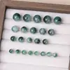 Cristal Fantasma Verde Natural 3A Contas Soltas Acessórios Calcedônia Verde Esmeralda Contas Espaçadoras Acessórios para Pulseira Colar DIY
