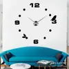 Decoração criativa de sala de estar DIY da primavera de 2016 relógio de parede para fundo de sofá personalidade adesivos de parede para TV relógio de horas