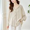 Venta Directa de Fábrica Camisa Rosa con Capucha Protección Solar para Mujer Manga Larga 2026 Nuevo Estilo Otoño Top Casual para Viajes al Aire Libre