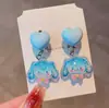 Pendientes para Niños de Nuevo Estilo, Clips para Orejas para Niñas Sin Perforaciones, Accesorios para Orejas de Oso de Dibujos Animados, Joyería Dulce de Princesa, Pendientes para Niñas Pequeñas