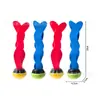 Nuevo Juguete de Buceo de Verano Transfronterizo Piscina Infantil Entrenamiento Juego Agua Cabello Corto Negro Luminoso Giratorio Sirena Serpiente