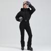 Traje de Esqui Novo Estilo Feminino À Prova de Vento Impermeável Quente de Penas Esportes ao Ar Livre Prancha Dupla Comércio Exterior Traje de Esqui Feminino