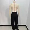 Bzl Ropa de Mujer al por Mayor Transfronteriza Estilo Europeo y Americano Nueva Moda Versátil Pantalones Casuales Plisados de Cintura Alta 3067407