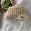 Coreia do Sul Doce Bonito Arco Pescador Chapéu Feminino Verão Marítimo Guarda-sol e Protetor Solar Chapéu Bruxa Vazio Respirável Chapéu de Palha