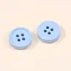 Nuevo Suéter de Botón Colorido de Borde Delgado Suéter Tejido Botón de Cuatro Ojos Cardigan Infantil Botón Redondo de Resina Accesorios