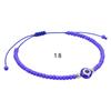 Pulsera Explosiva Europea y Americana ins Cuentas de Vidrio Cuentas de Cobre Ojos de Demonio Ajustable Tejida a Mano Cuerda de Mano para Transfronteriza