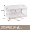 Caja de almacenamiento transparente, grande, para ropa del hogar, de plástico, plegable, con apertura lateral, para libros, venta al por mayor