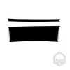 Adecuado para 2009-2016 BMW Z4E89 radio moldura inferior piano negro accesorios de modificación interior de coche