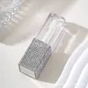Venda quente transfronteiriça batom criativo cravejado de diamantes brilho labial em frascos pequenos sub-embalados cosméticos portáteis pacote de viagem fabricantes atacado