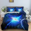 Juego de Funda de Edredón de Plumas 3D Patrón Geométrico Psicodélico Impresión Digital Cama Doble Juego de Cuatro Piezas Juego de Tres Piezas con Cualquier Imagen