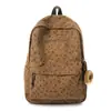 Mochila con Lazo Estilo Coreano para Niñas, Mochila de Pana Suave Estilo 'Soft Girl' para Escuela Secundaria, para Viajes y Commuting, Mochila Escolar Juvenil