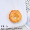 Cerdo Lindo Donut Juguete de Comida Dibujos Animados DIY Accesorios para Joyería Pegamento de Crema Resina Pequeños Accesorios Material para Pasador