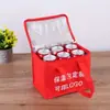 En Stock Entrega Caja Térmica Tela Oxford Bolsa Térmica Gran Capacidad Portátil para Exteriores Bolsa de Picnic Puesto Bolsa Refrigerada