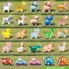 Nuevo y lindo perro corgi famoso en internet, globo animal de papel de aluminio con ruedas para niños, adecuado para puestos de mercado nocturno y venta al por mayor