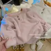 Pijama de bebé de nuevo estilo para niños y niñas, hecho de terciopelo de morera, engrosado para invierno, ropa de casa, terciopelo de doble cara, cálido conjunto para padres e hijos para bebés