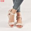 2026 Juti Zapatos Nuevos de Mujer Primavera y Verano Sandalias de Cuña Talla Grande Comercio Exterior Europeo y Americano Sitio Independiente de Amazon