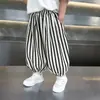 Pantalones de Verano para Niños 2026 Nuevo Estilo Niños Delgados Transpirables Anti-Mosquitos Pantalones Harem Casuales Elegantes para Niños