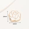 Plato de Flor Geométrico Retro Elegante con Forma Especial de Plástico Hebilla de Diamante Incrustada con Pedrería Accesorios con Forma Especial Ropa Sombrerería Accesorios de Joyería