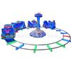 Venta Cuadrada Riel de Tren Parque Infantil Feria del Templo Tren Eléctrico Pequeño Riel Fabricante de Equipos de Diversión