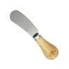 Juego de Cuchillos para Queso de Acero Inoxidable con Mango de Madera Herramientas para Hornear Cuchillo para Bistec Espátula para Mantequilla Cuchillo para Queso Pizza y Tenedor