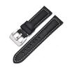 Para pulseira iwatch couro genuíno pulseira Apple watch applewatch8 Huawei GT3 Samsung S1 Pena Mar