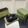 Sandálias de Chinelo com Fivela de Metal da Marca G, Sola Grossa, Novidade 2024, Impermeáveis, Plataforma com Aumento de Altura, Calçados Femininos, Sola de Plataforma, Cabedal de Couro, Sandálias de Encaixar