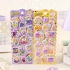 Pegatina de Burbuja de Esponja 3D Pony Polly Morado Yue Suave Dibujo Animado Burbuja Pegatina de Premio Decorativa para Diario de Mano