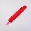Venta al por mayor de fábrica cola de zorro rojo artificial tapón anal de silicona juguetes sexuales para el dormitorio juguetes alternativos soporte para generación