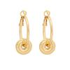 [Ice Meng] vento frio amor personalidade brinco de pressão feminino design de nicho moda brincos de flor E587