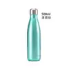 Botella de cola de boca pequeña de acero inoxidable 304 de doble capa Taza americana de bolos con aislamiento al vacío Botella de agua deportiva portátil para ciclismo
