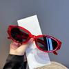 Gafas de Sol Retro Ojo de Gato de Celebridad de Internet para Mujer, Sombrilla de Alta Gama, Gafas de Sol Anti-UV para Hombre, Gafas Lisas Modernas y Versátiles