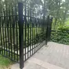 Barandillas de acero galvanizado hechas a medida, vallas de hierro forjado, barandillas protectoras y de aislamiento para exteriores para áreas residenciales y villas, vallas de pared de acero galvanizado
